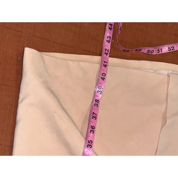 Reiss Yuma Apricot  Twist-Front Halter Mini Dress Women size 6 - Picture 8 of 9